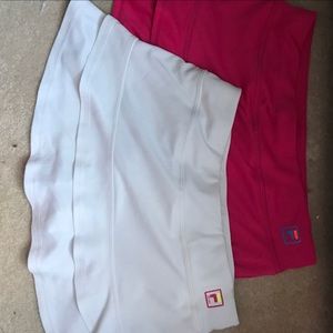 Pink fila tennis skirt